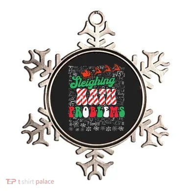 Chritmas Mathematics Teacher Student Sleighing Math Problems Ornament