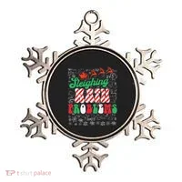 Chritmas Mathematics Teacher Student Sleighing Math Problems Ornament thumb 0