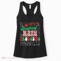 Chritmas Mathematics Teacher Student Sleighing Math Problems Women's Tank Top thumb 0