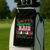 Chritmas Mathematics Teacher Student Sleighing Math Problems Golf Towel thumb 2