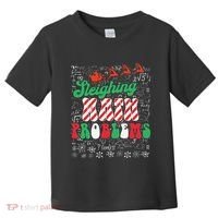 Chritmas Mathematics Teacher Student Sleighing Math Problems Toddler T-Shirt thumb 0