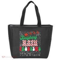 Chritmas Mathematics Teacher Student Sleighing Math Problems Tote Bag thumb 0