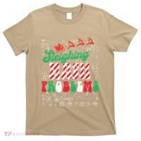 Chritmas Mathematics Teacher Student Sleighing Math Problems T-Shirt thumb 0