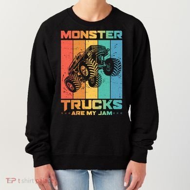 Cool Monster Trucks Are My Jam Women's Sweatshirt