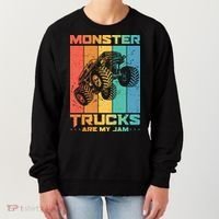 Cool Monster Trucks Are My Jam Women's Sweatshirt thumb 0