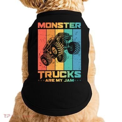 Cool Monster Trucks Are My Jam Doggie Tank