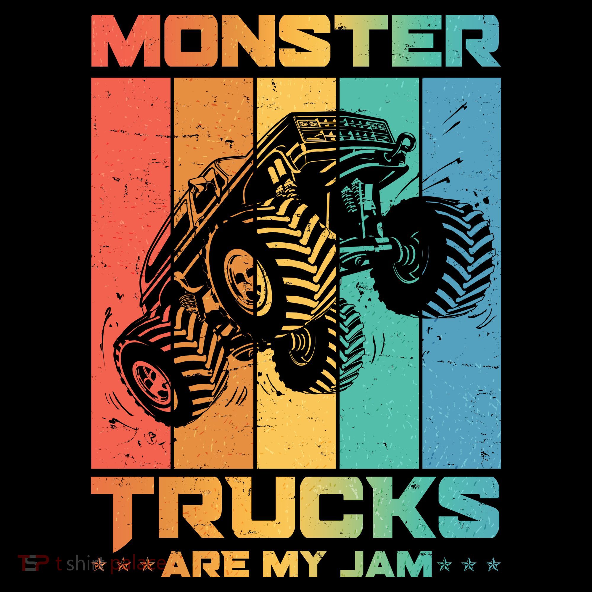 Cool Monster Trucks Are My Jam Women's Hoodie