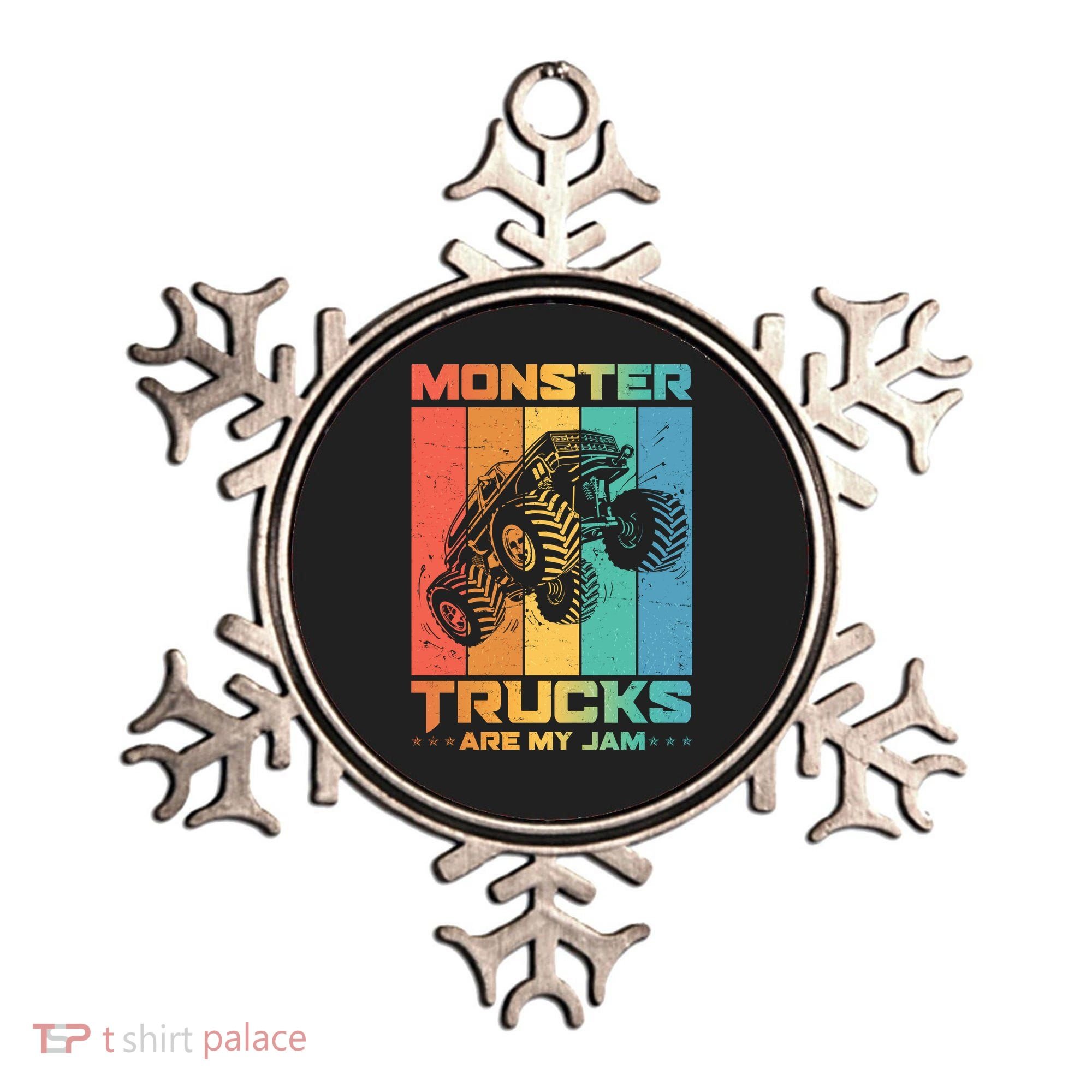 Cool Monster Trucks Are My Jam Ornament