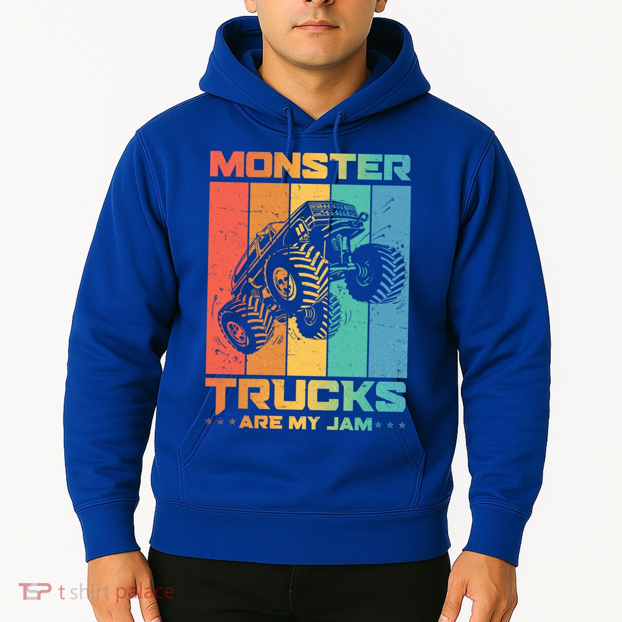 Cool Monster Trucks Are My Jam Hoodie