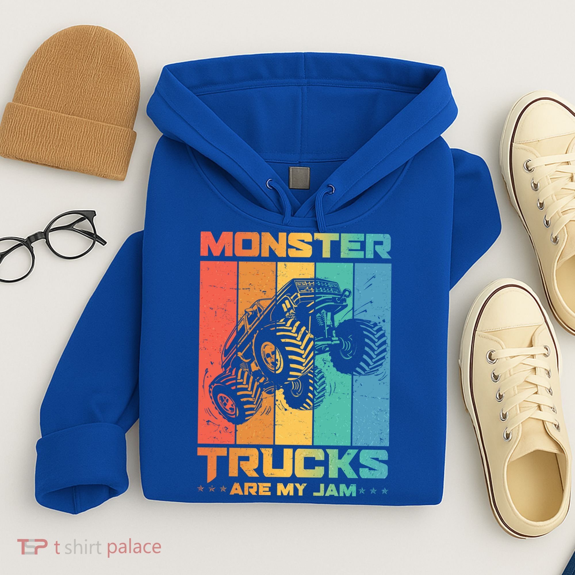 Cool Monster Trucks Are My Jam Hoodie