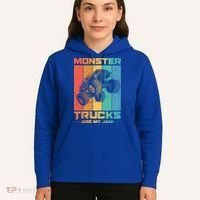 Cool Monster Trucks Are My Jam Hoodie thumb 5