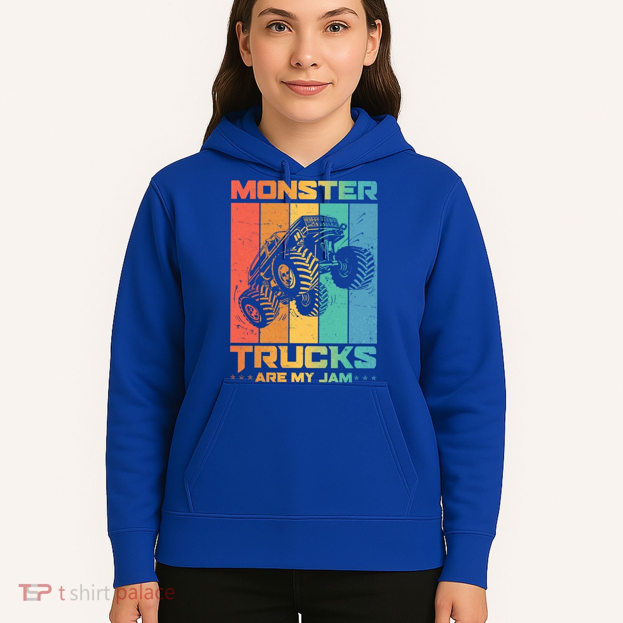 Cool Monster Trucks Are My Jam Hoodie