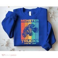 Cool Monster Trucks Are My Jam Sweatshirt thumb 2