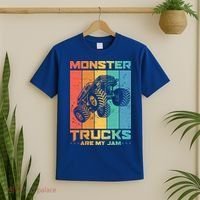 Cool Monster Trucks Are My Jam T-Shirt thumb 2