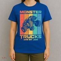 Cool Monster Trucks Are My Jam T-Shirt thumb 4