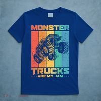 Cool Monster Trucks Are My Jam T-Shirt thumb 5