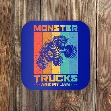 Cool Monster Trucks Are My Jam Coaster