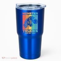 Cool Monster Trucks Are My Jam Tumbler thumb 0