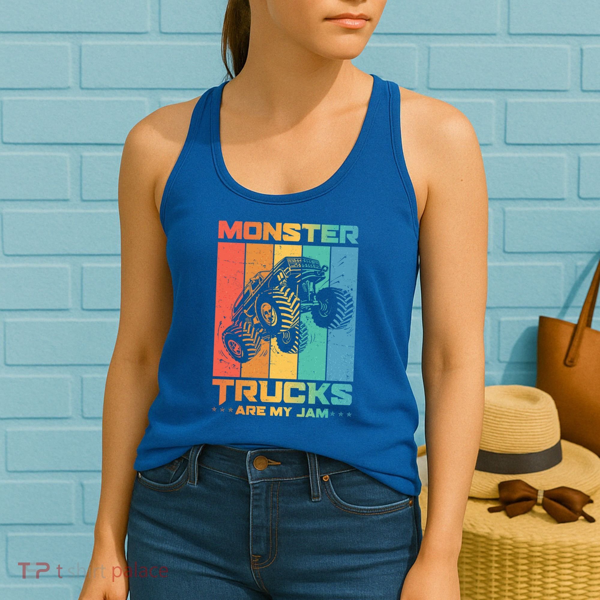 Cool Monster Trucks Are My Jam Women's Tank Top