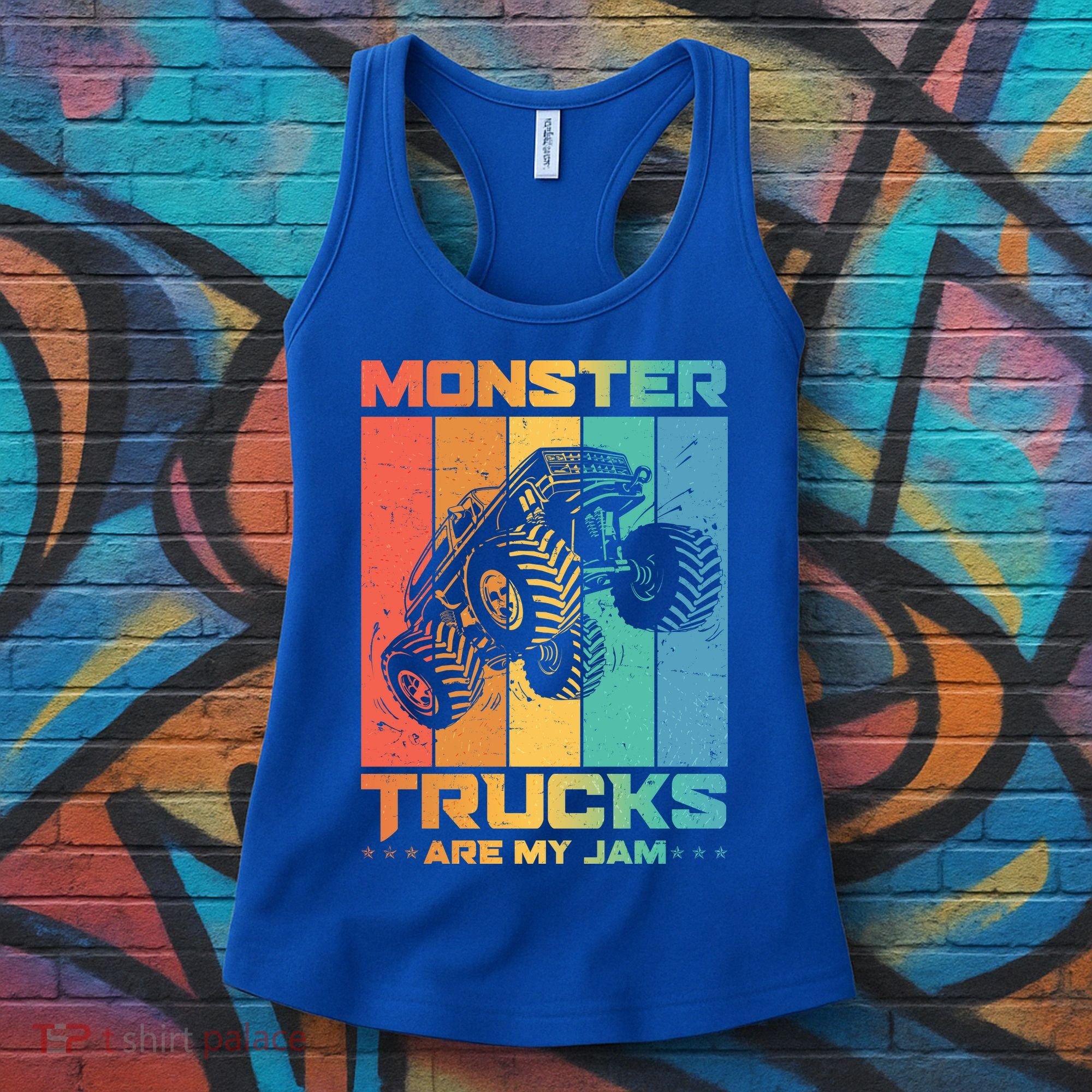 Cool Monster Trucks Are My Jam Women's Tank Top