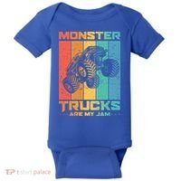 Cool Monster Trucks Are My Jam Baby Bodysuit thumb 0