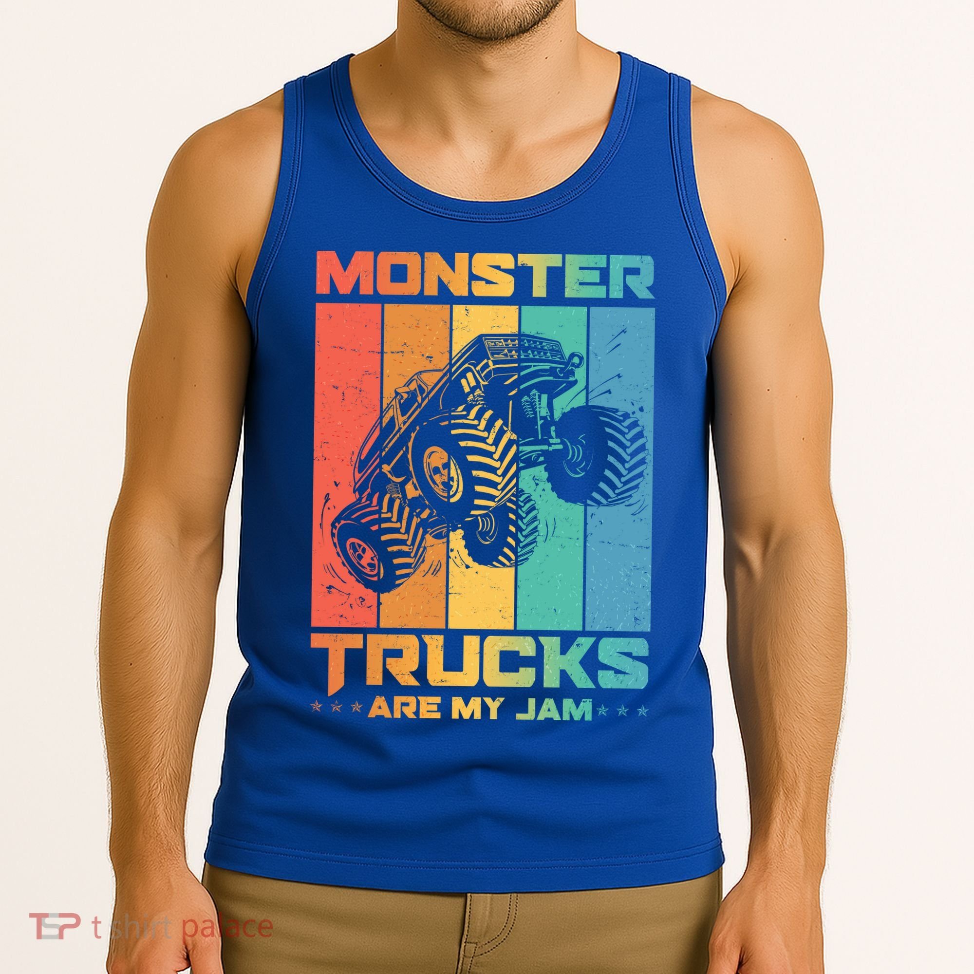 Cool Monster Trucks Are My Jam Tank Top
