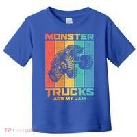 Cool Monster Trucks Are My Jam Toddler T-Shirt thumb 0