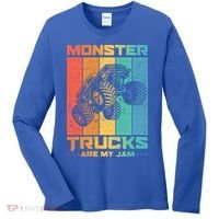 Cool Monster Trucks Are My Jam Women's Long Sleeve Shirt thumb 0