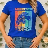 Cool Monster Trucks Are My Jam Women's T-Shirt thumb 2