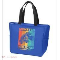 Cool Monster Trucks Are My Jam Tote Bag thumb 3