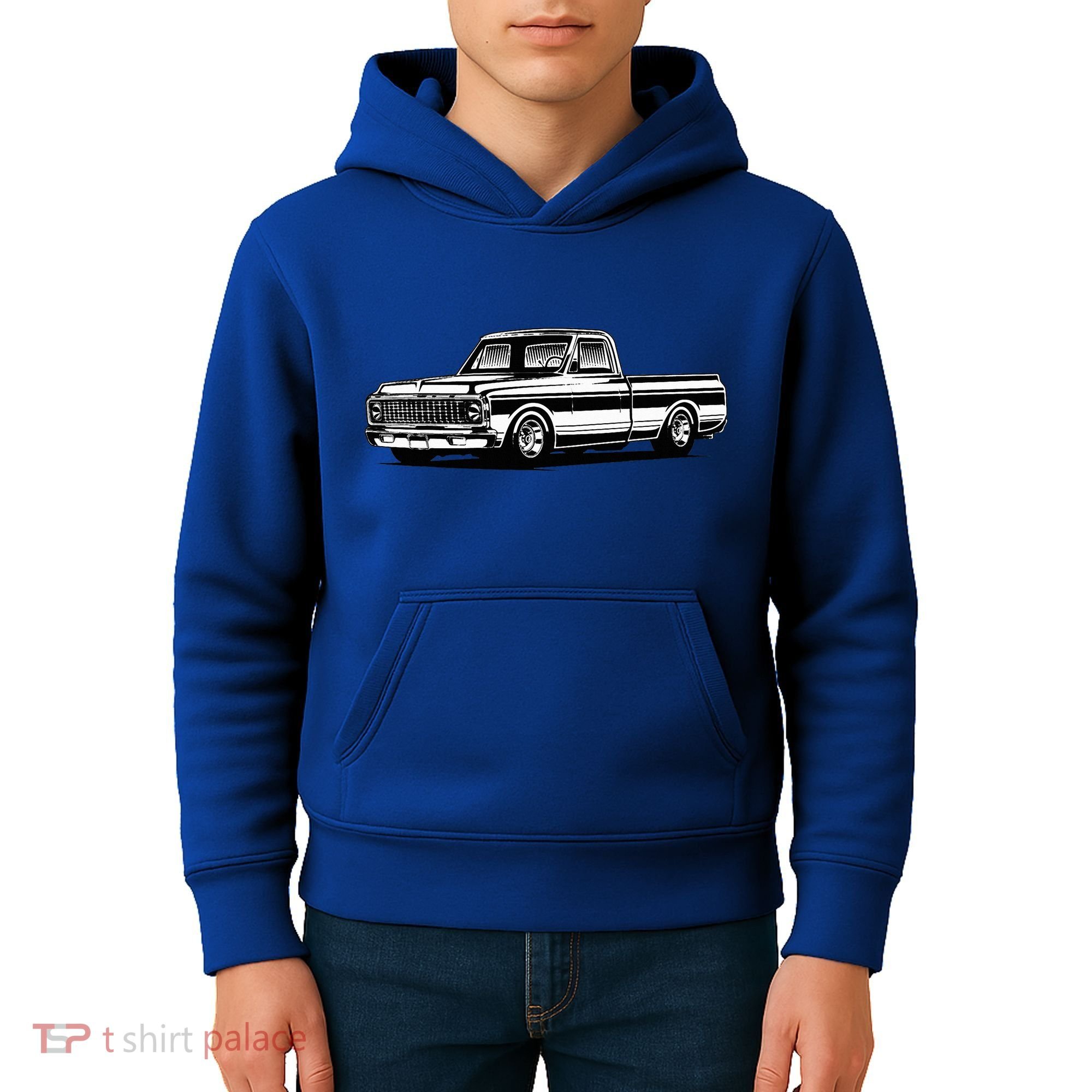 C10 Mini Truck Lowrider Slammed Kids Hoodie