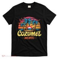 Cozumel Mexico Tropical Sunset Beach Souvenir Vacation T-Shirt thumb 0