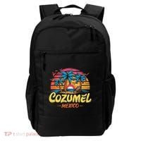 Cozumel Mexico Tropical Sunset Beach Souvenir Vacation Backpack thumb 0