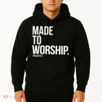 Christian Made To Worship Psalm 951 Faith Based Hoodie thumb 2