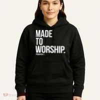 Christian Made To Worship Psalm 951 Faith Based Hoodie thumb 5