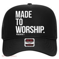 Christian Made To Worship Psalm 951 Faith Based Hat thumb 0