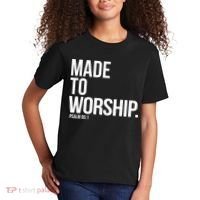 Christian Made To Worship Psalm 951 Faith Based Kids T-Shirt thumb 2