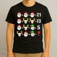 Christmas Math Teacher Funny Christmas T-Shirt thumb 3