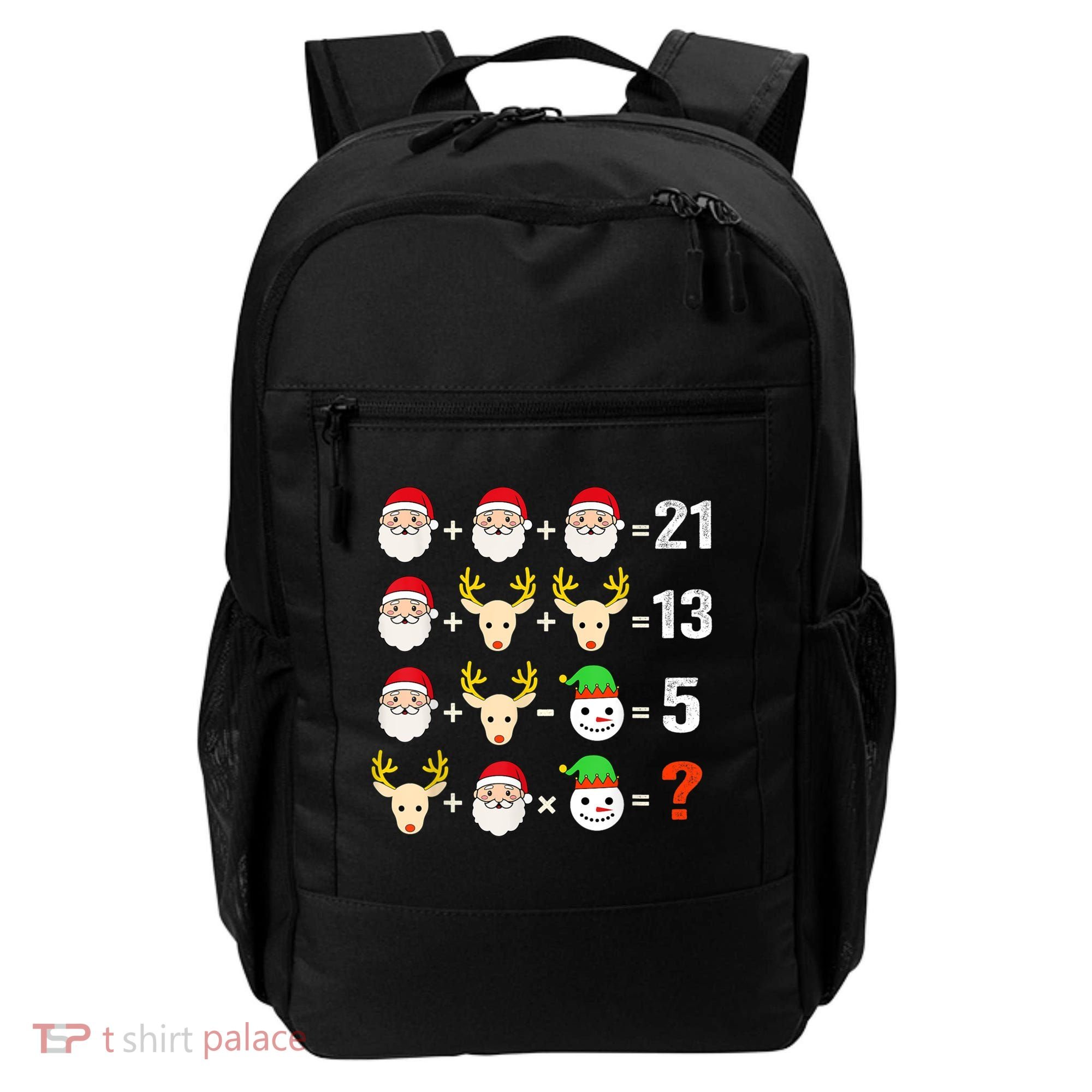 Christmas Math Teacher Funny Christmas Backpack