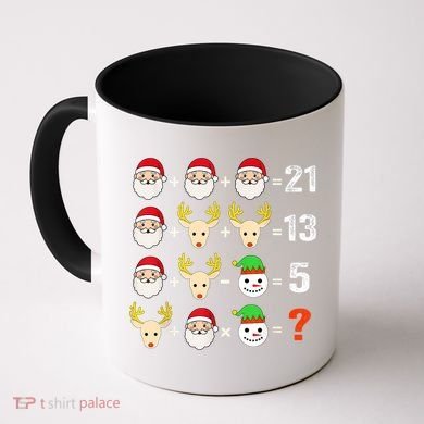 Christmas Math Teacher Funny Christmas Coffee Mug