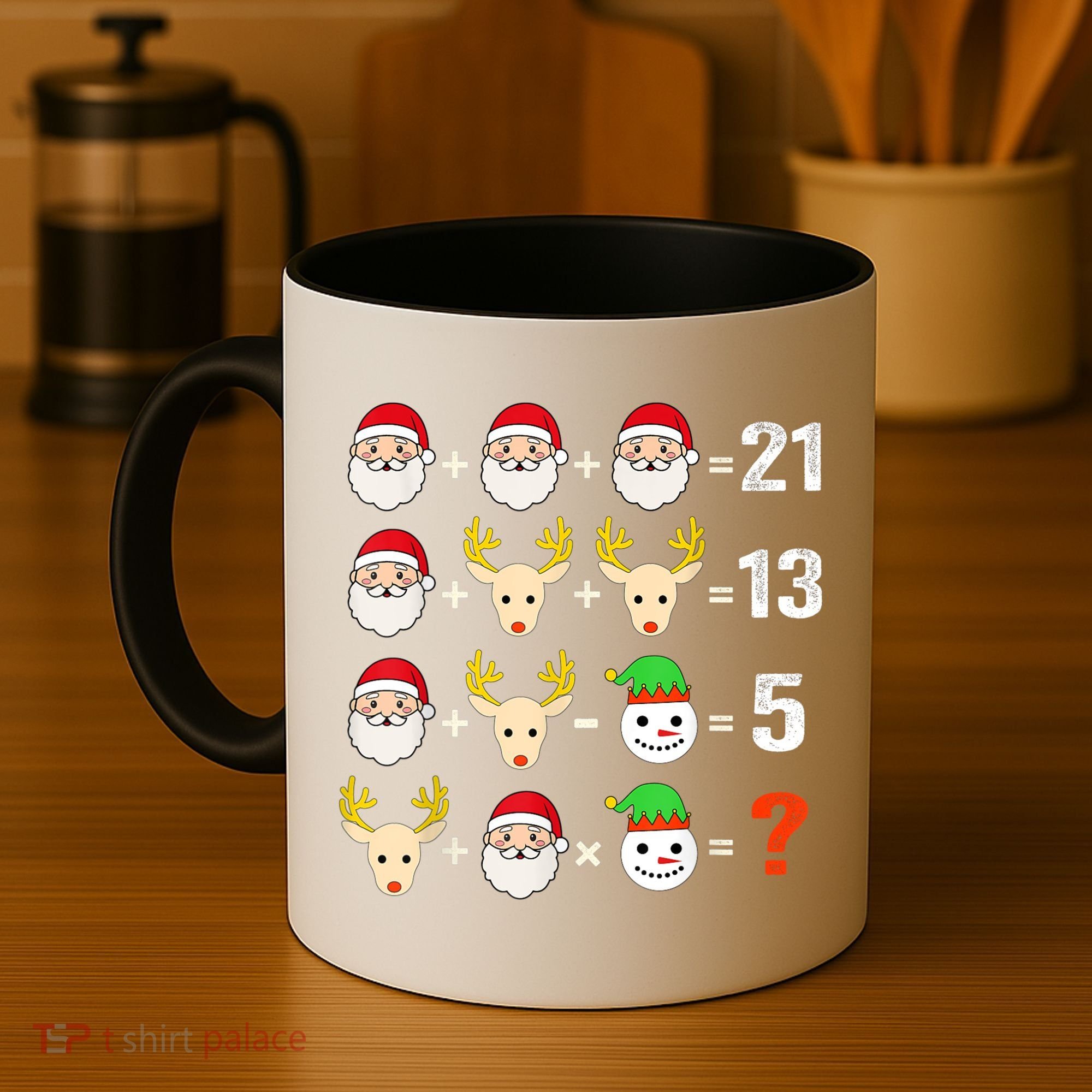 Christmas Math Teacher Funny Christmas Coffee Mug