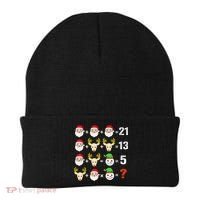 Christmas Math Teacher Funny Christmas Beanie thumb 0