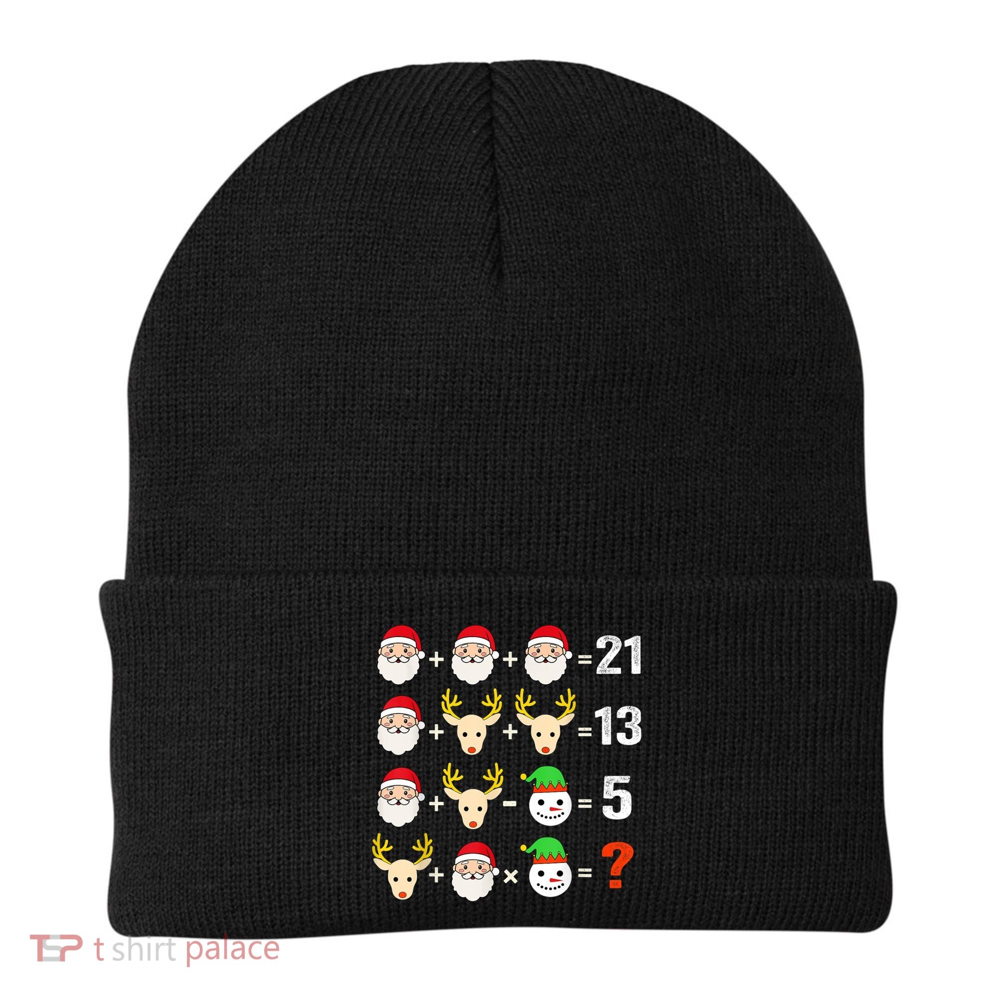 Christmas Math Teacher Funny Christmas Beanie