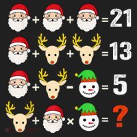 Christmas Math Teacher Funny Christmas Hat thumb 2