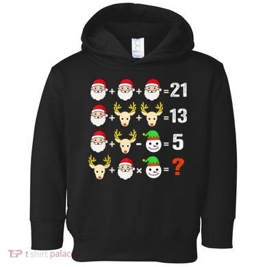 Christmas Math Teacher Funny Christmas Toddler Hoodie