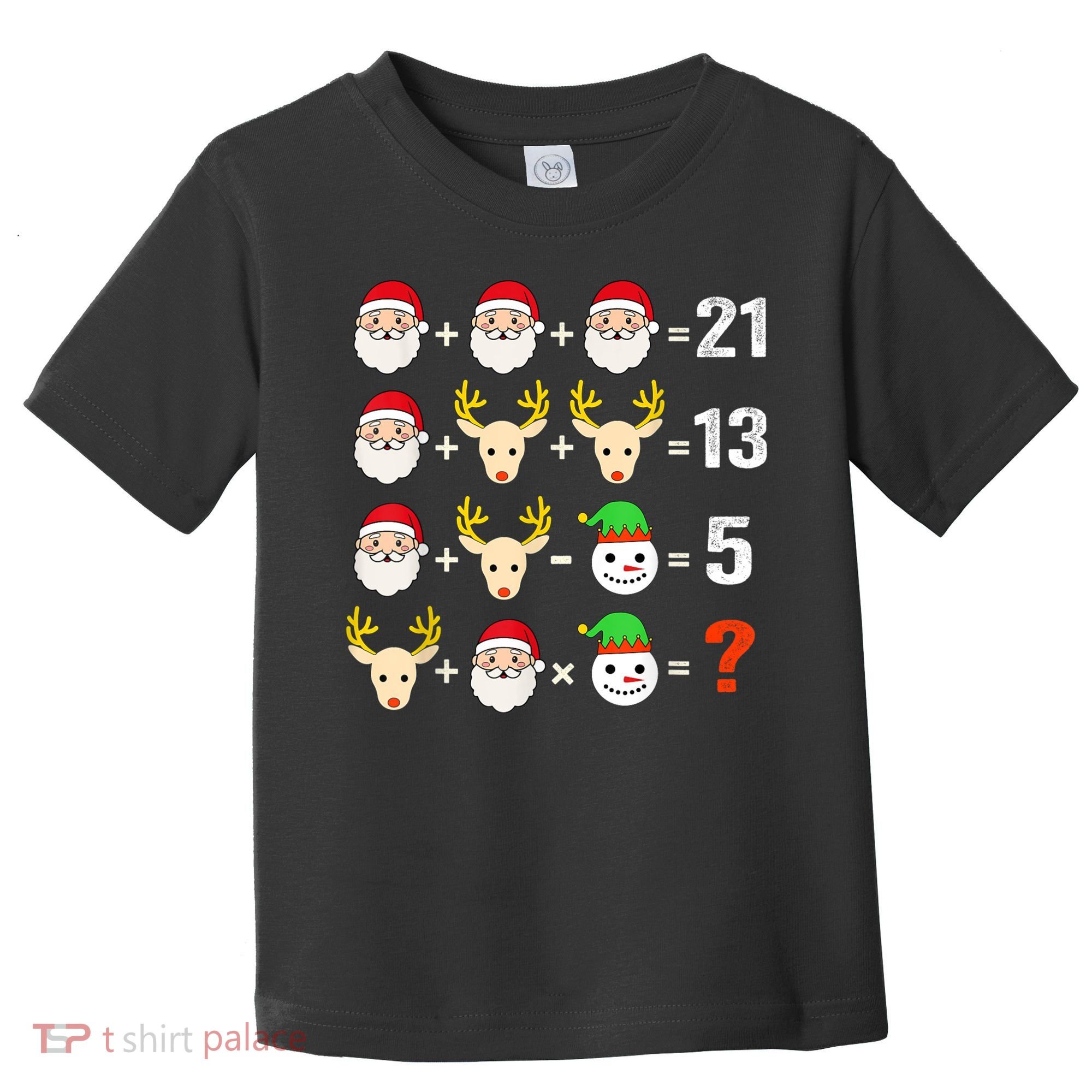 Christmas Math Teacher Funny Christmas Toddler T-Shirt