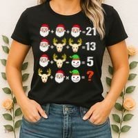 Christmas Math Teacher Funny Christmas Women's T-Shirt thumb 2