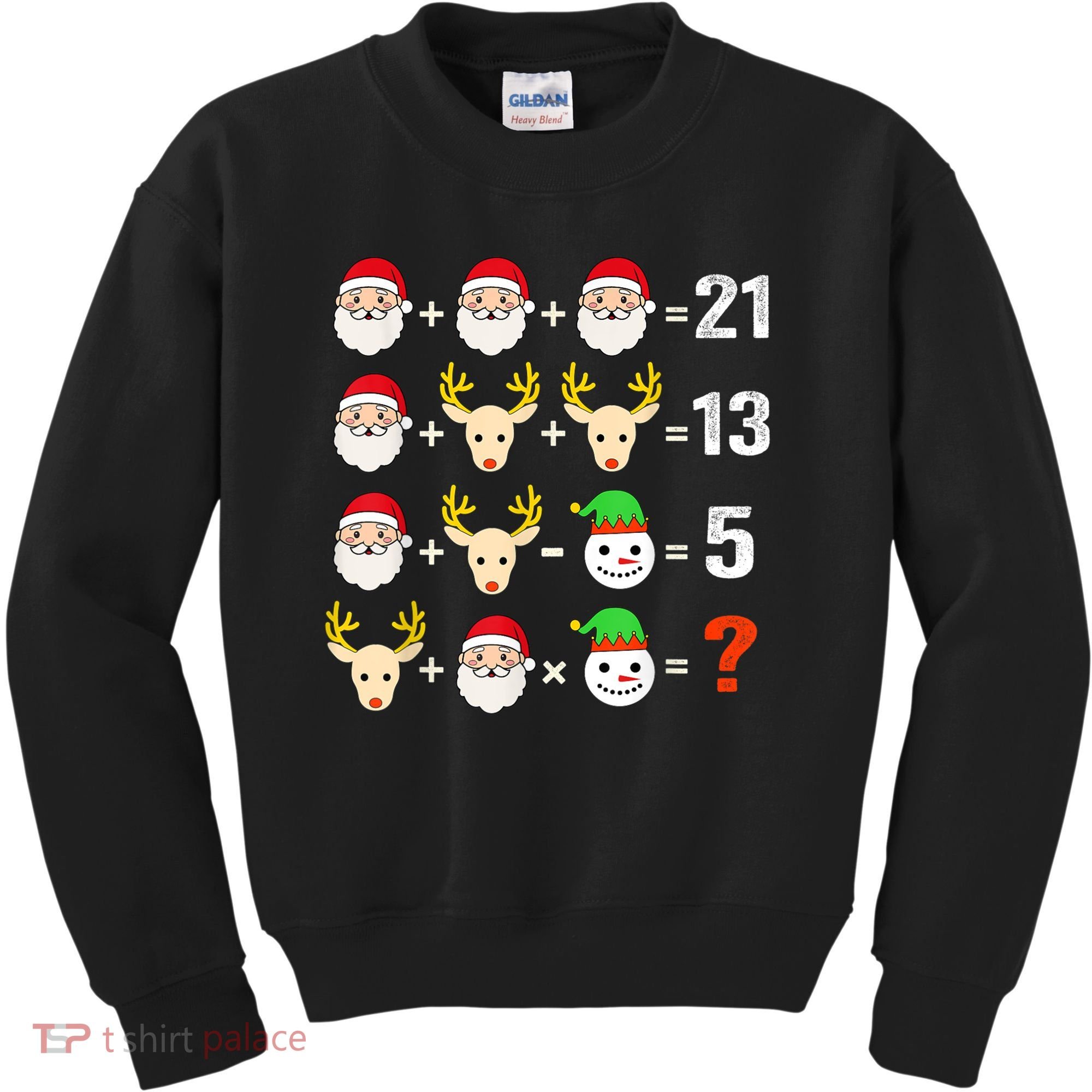 Christmas Math Teacher Funny Christmas Kids Sweatshirt