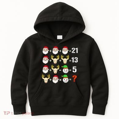Christmas Math Teacher Funny Christmas Kids Hoodie