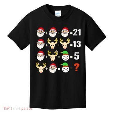 Christmas Math Teacher Funny Christmas Kids T-Shirt